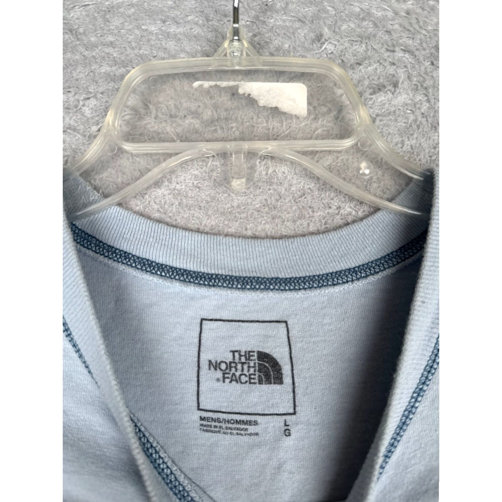 The North Face VINTAGE? No, it's not vintage. The North Face Shirt Men Large Blue 100% Cotton Short Sleeve Crew Neck Size US L / EU 52-54 / 3 - 7 Thumbnail