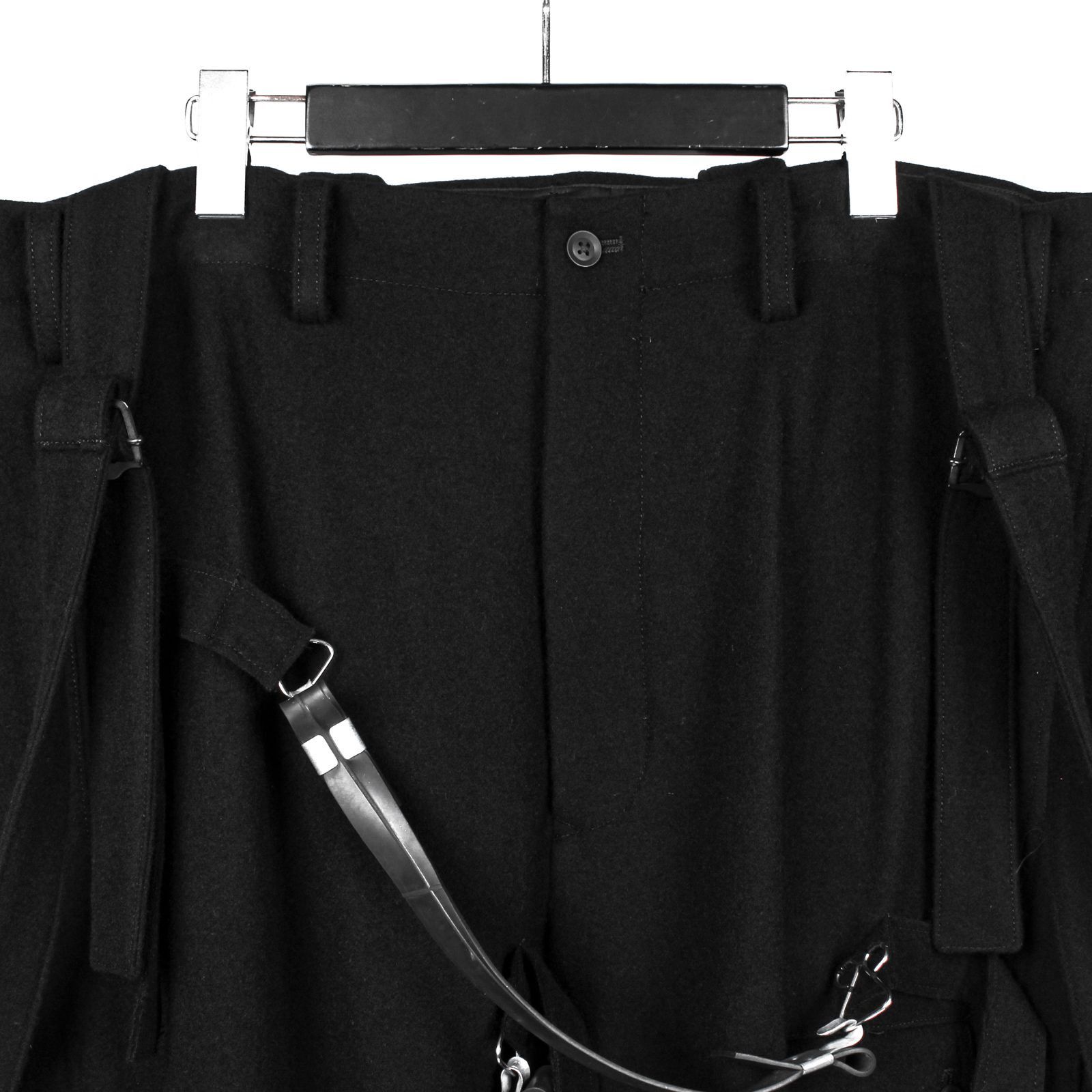Yohji Yamamoto Yohji Yamamoto Pour Homme - Hook Belt Suspenders Pants Size US 32 / EU 48 - 5 Thumbnail