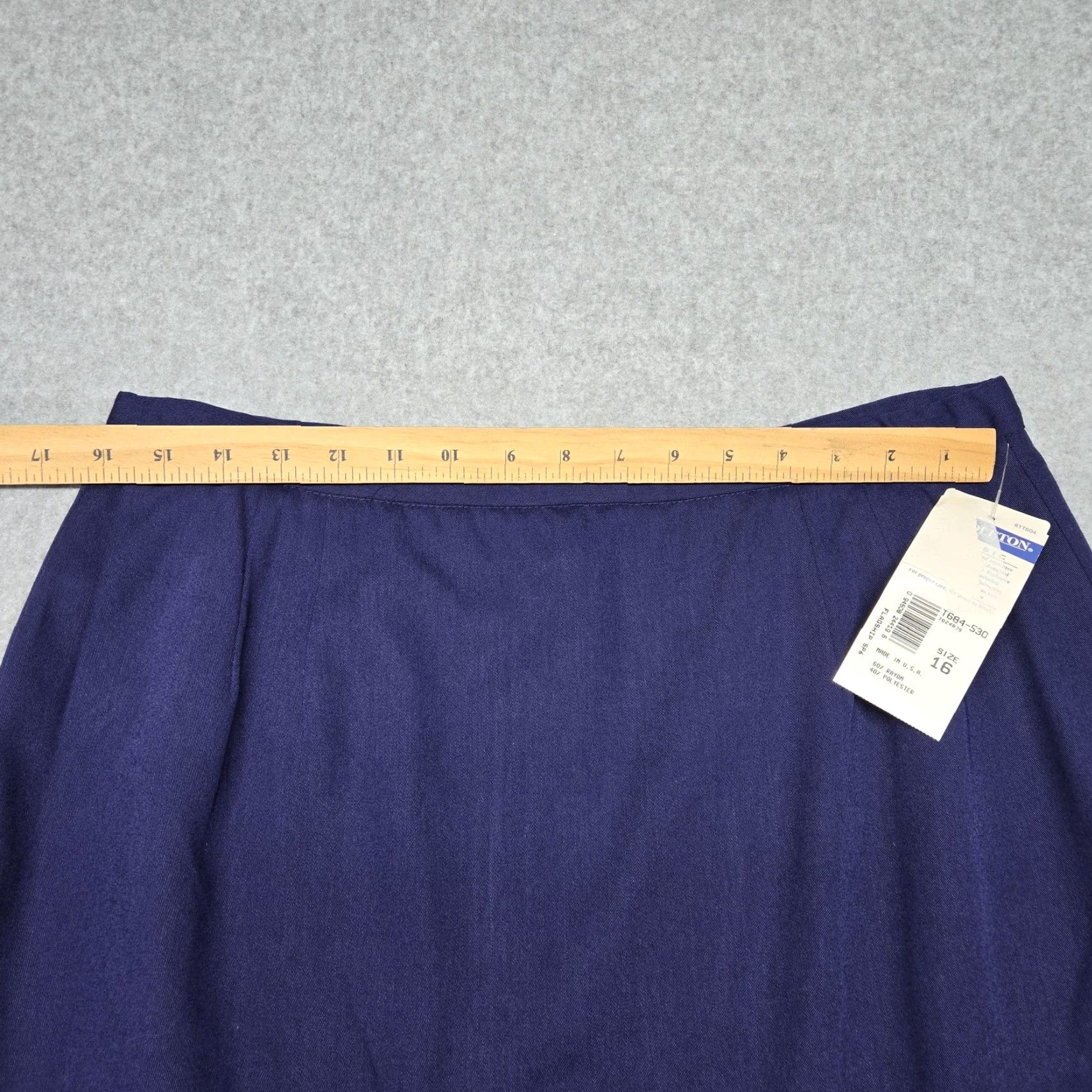 Pendleton Pendleton Skirt Womens 16 Blue Midi Lined Pencil Straight Made In USA Size 38" / US 16 / IT 52 - 7 Thumbnail