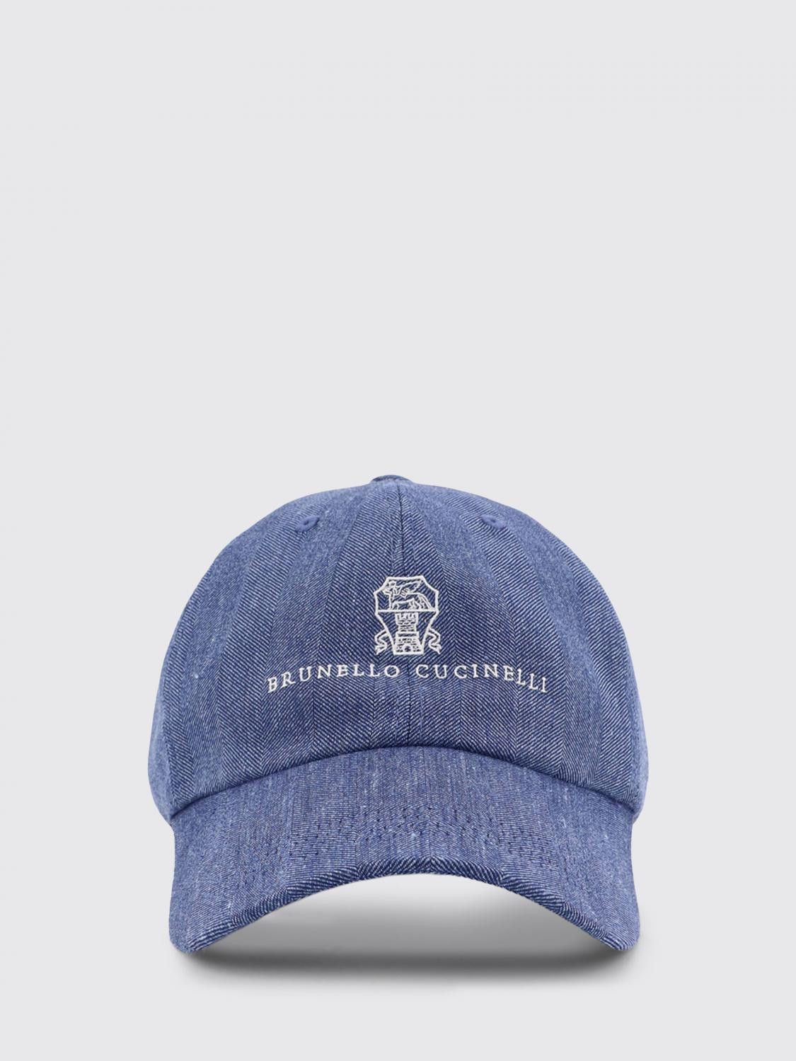 Brunello Cucinelli Brunello Cucinelli Hat Men Denim Size ONE SIZE - 1 Thumbnail
