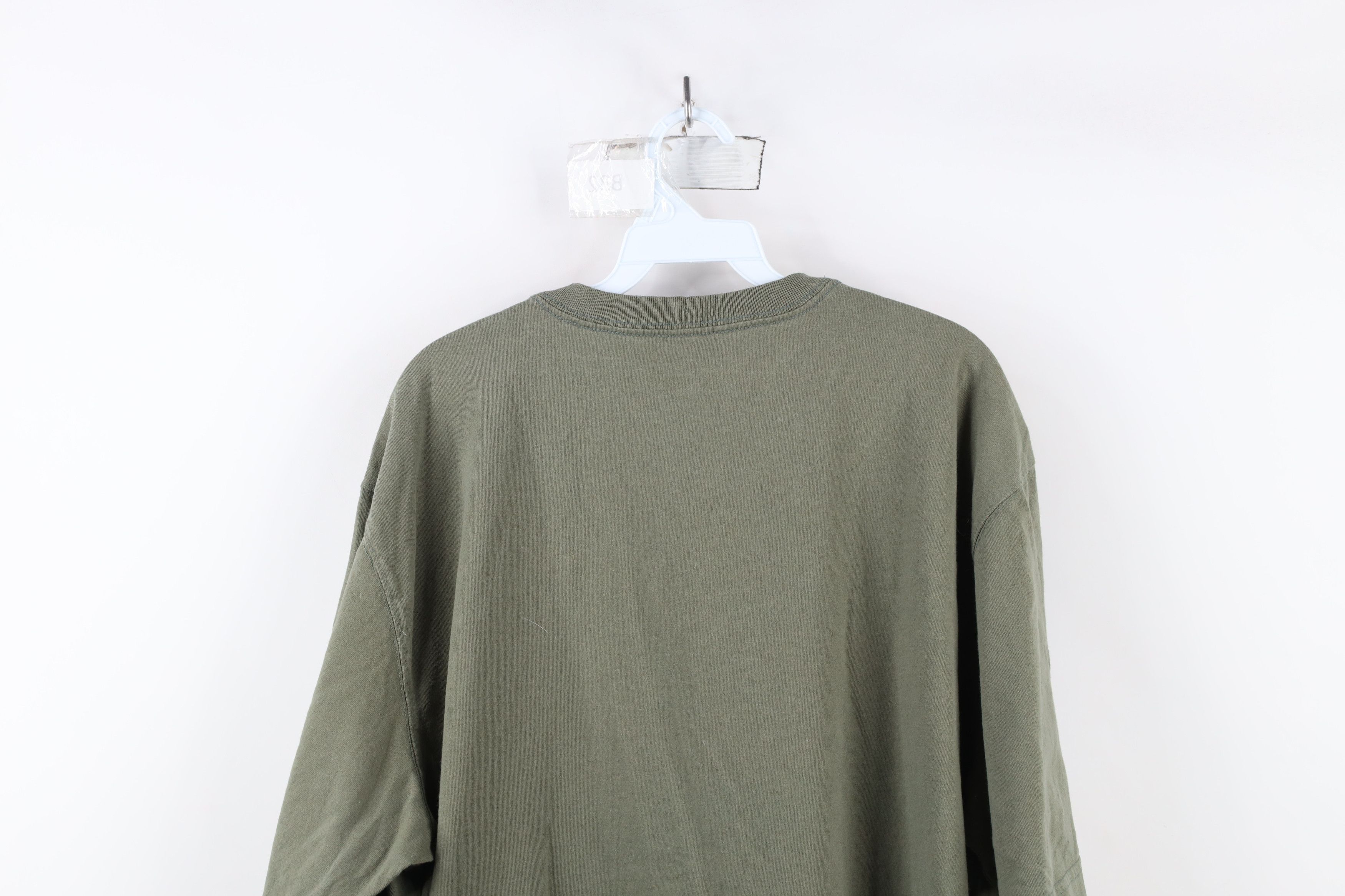 Carhartt × Vintage Vintage Y2K Carhartt Spell Loose Fit Pocket T-Shirt Green Size US L / EU 52-54 / 3 - 12 Thumbnail