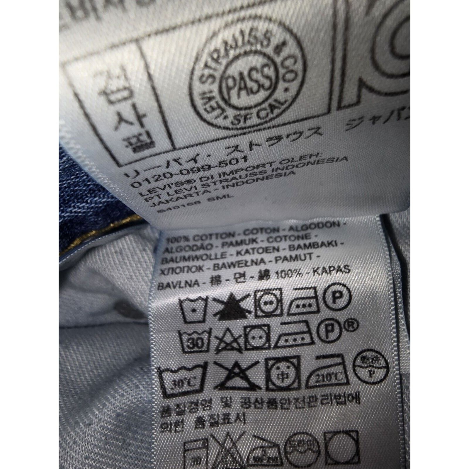 Levi's Levis 559 Mens Jeans Blue Sz 36x30 Relaxed Straight Mid Rise Size US 36 / EU 52 - 4 Thumbnail