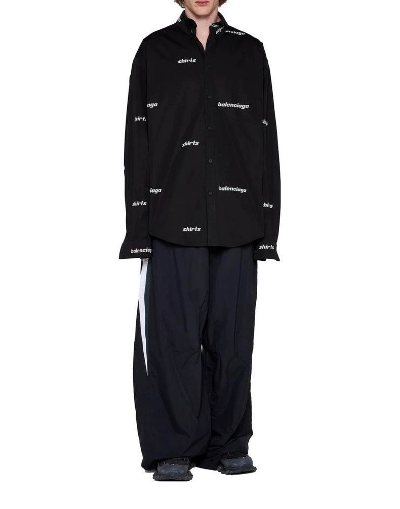 Balenciaga Balenciaga 23ss slogan logo long sleeved shirt-2506 Size US M / EU 48-50 / 2 - 2 Thumbnail