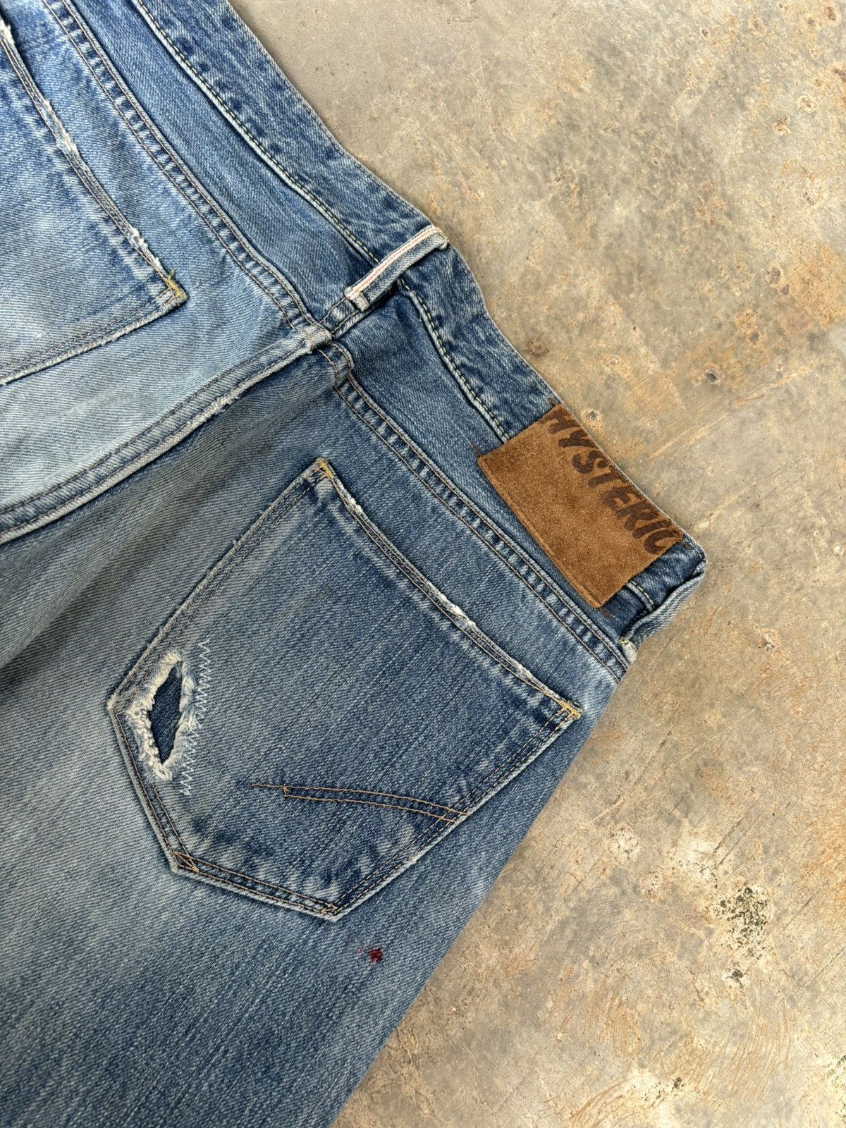 Hysteric Glamour Hysteric Glamour Distressed Selvedge Denim Size US 30 / EU 46 - 8 Thumbnail
