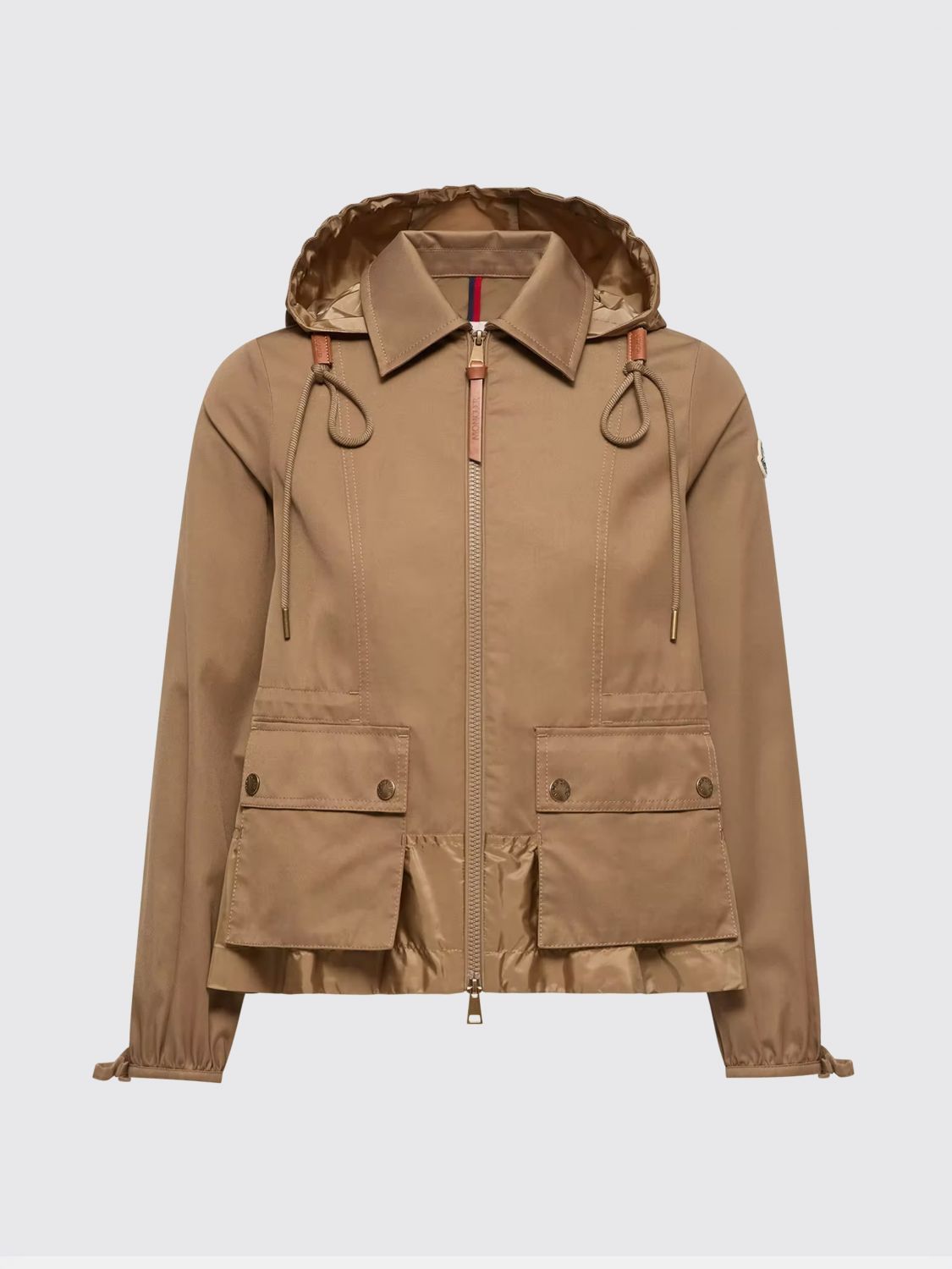 Moncler Moncler Jacket Woman Camel Size L / US 10 / IT 46 - 1 Preview