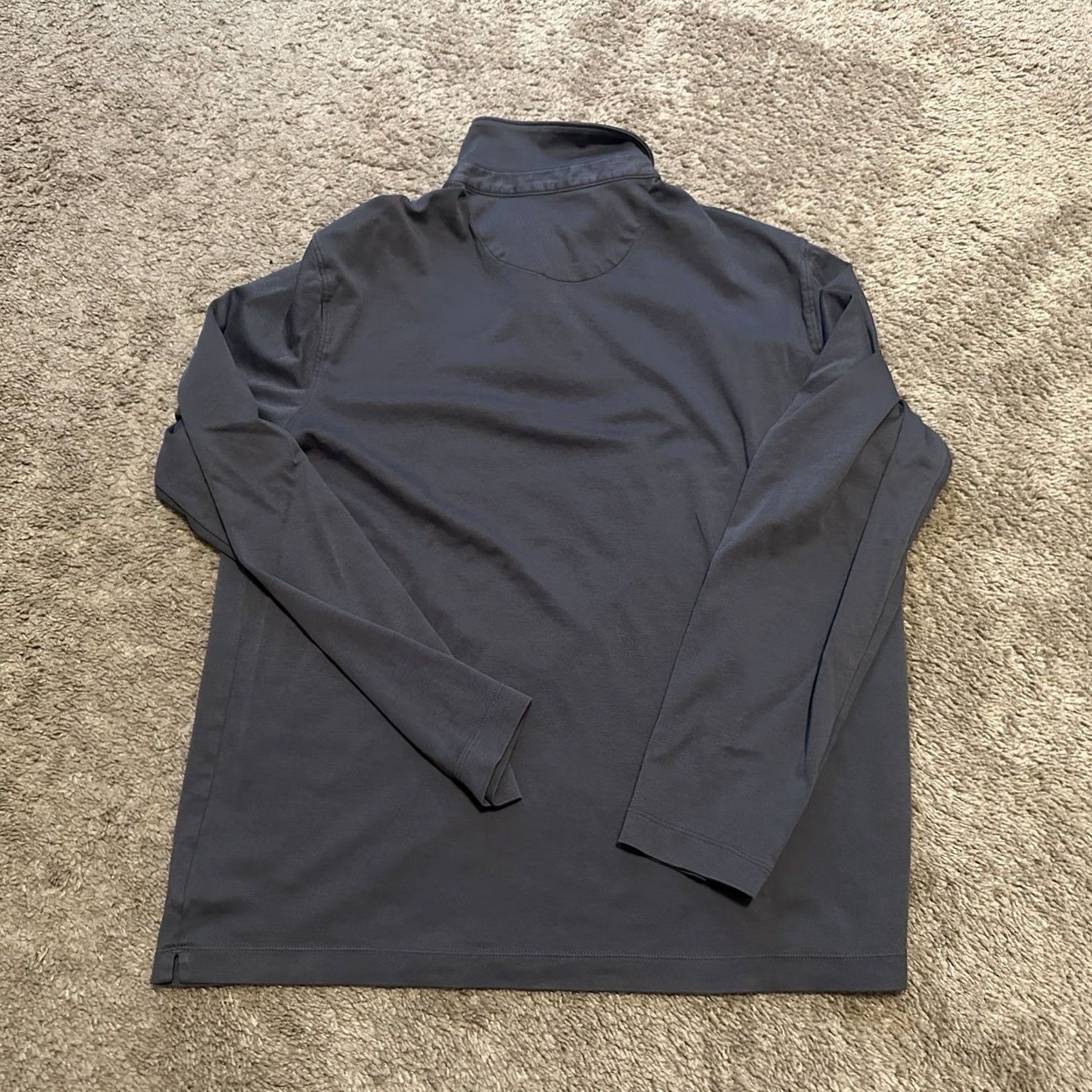 UNTUCKit UNTUCKit Polo Shirt Mens Medium Performance Preppy Collared Long Sleeve Gray Size US M / EU 48-50 / 2 - 5 Thumbnail