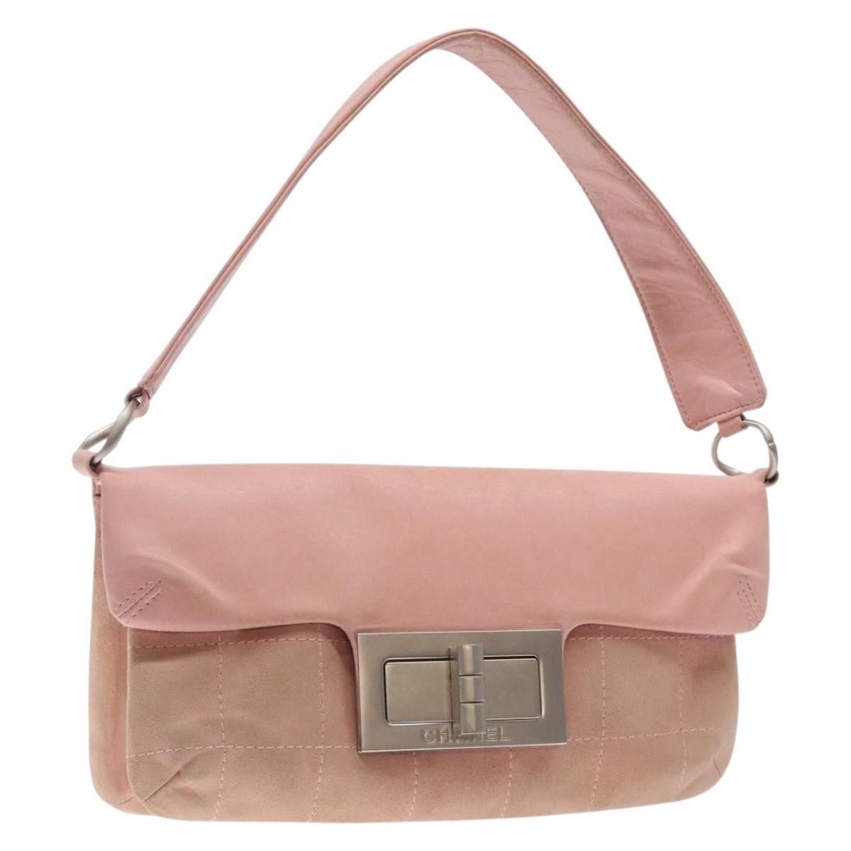Chanel Chanel Giant Mademoiselle Lock Shoulder Bag Suede Size ONE SIZE - 1 Thumbnail