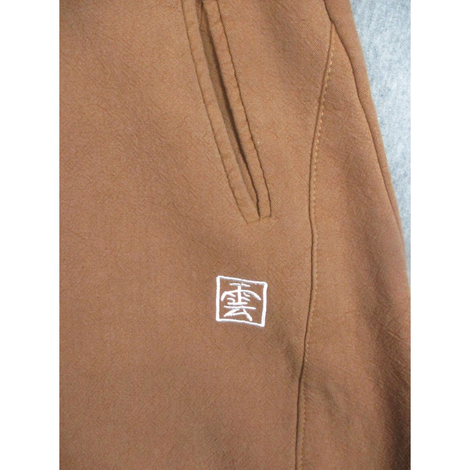 Vintage MR-DONOO Pants Mens 37 Jogger Brown Insulated Winter Lined Chino Relaxed Tapered Size US 37 - 2 Thumbnail