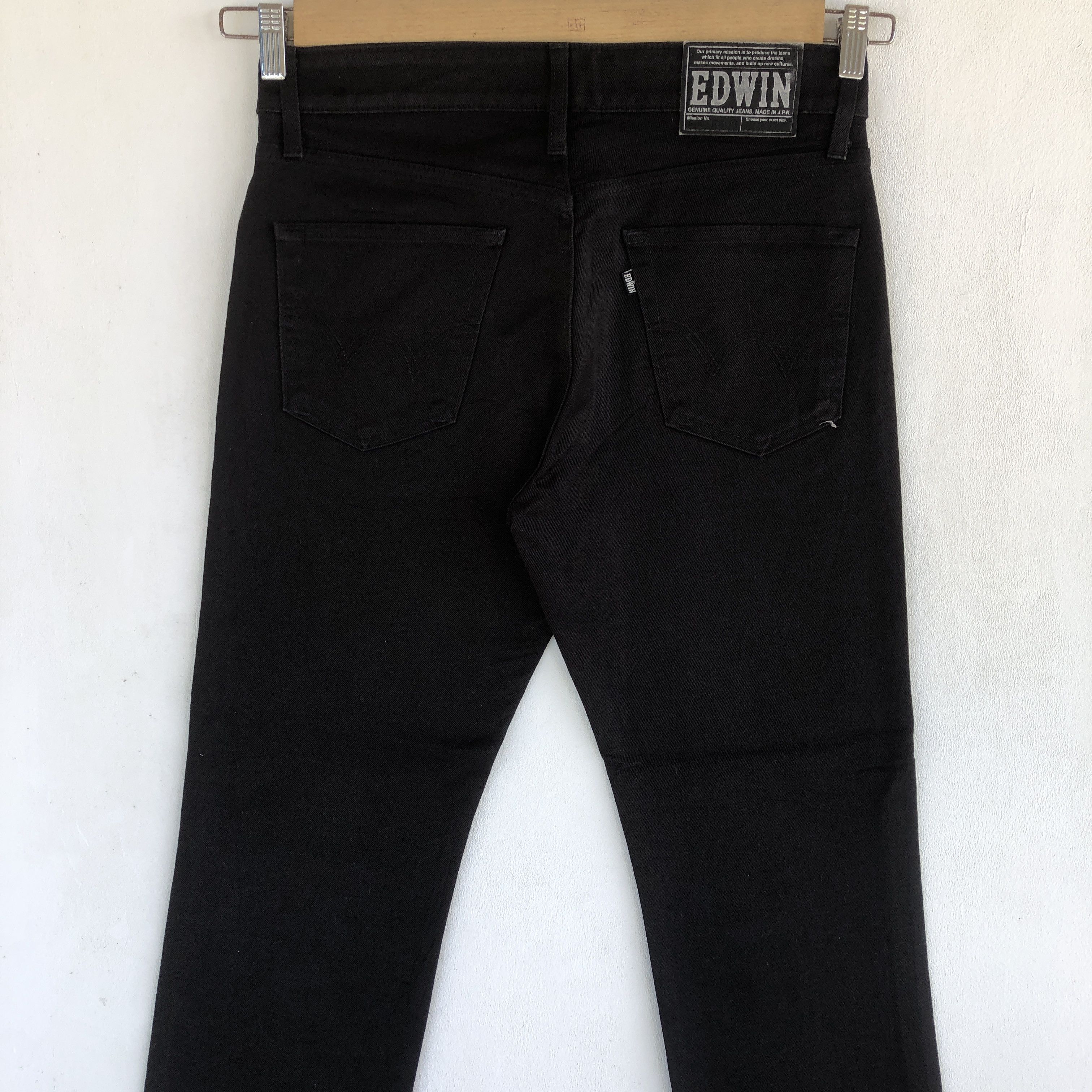 Japanese Brand Vintage Faded Black Japanese Jeans Faded Black Denim Pants Size US 30 / EU 46 - 4 Thumbnail