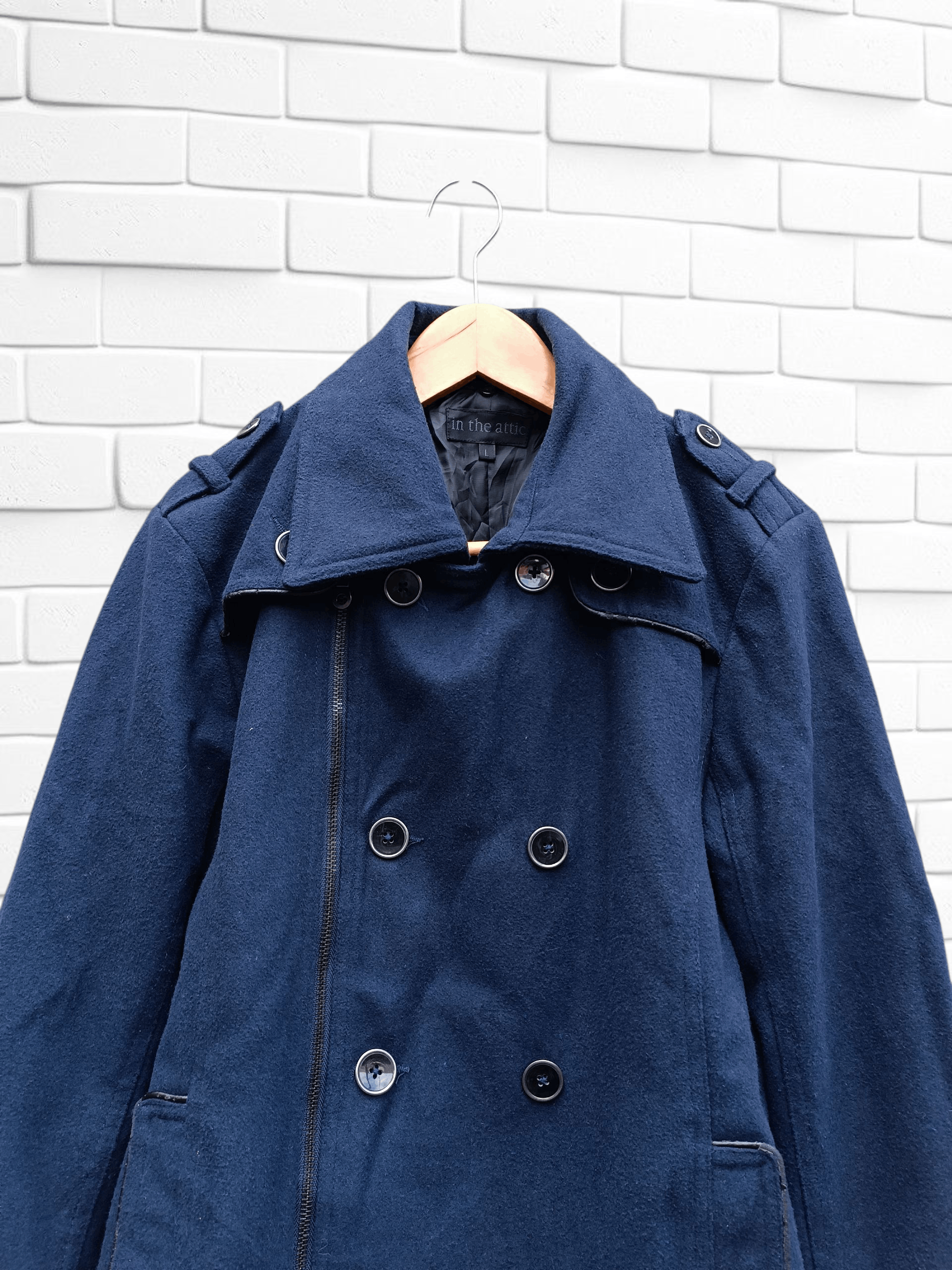 In The Attic In The Attic Double Breasted Napoleon Pea Coat Jacket Size US M / EU 48-50 / 2 - 3 Thumbnail
