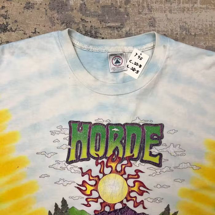 Delta × Vintage T95 VTG 90s VIKING HORDE FESTIVAL BY DELTA TEE Size US M / EU 48-50 / 2 - 5 Thumbnail