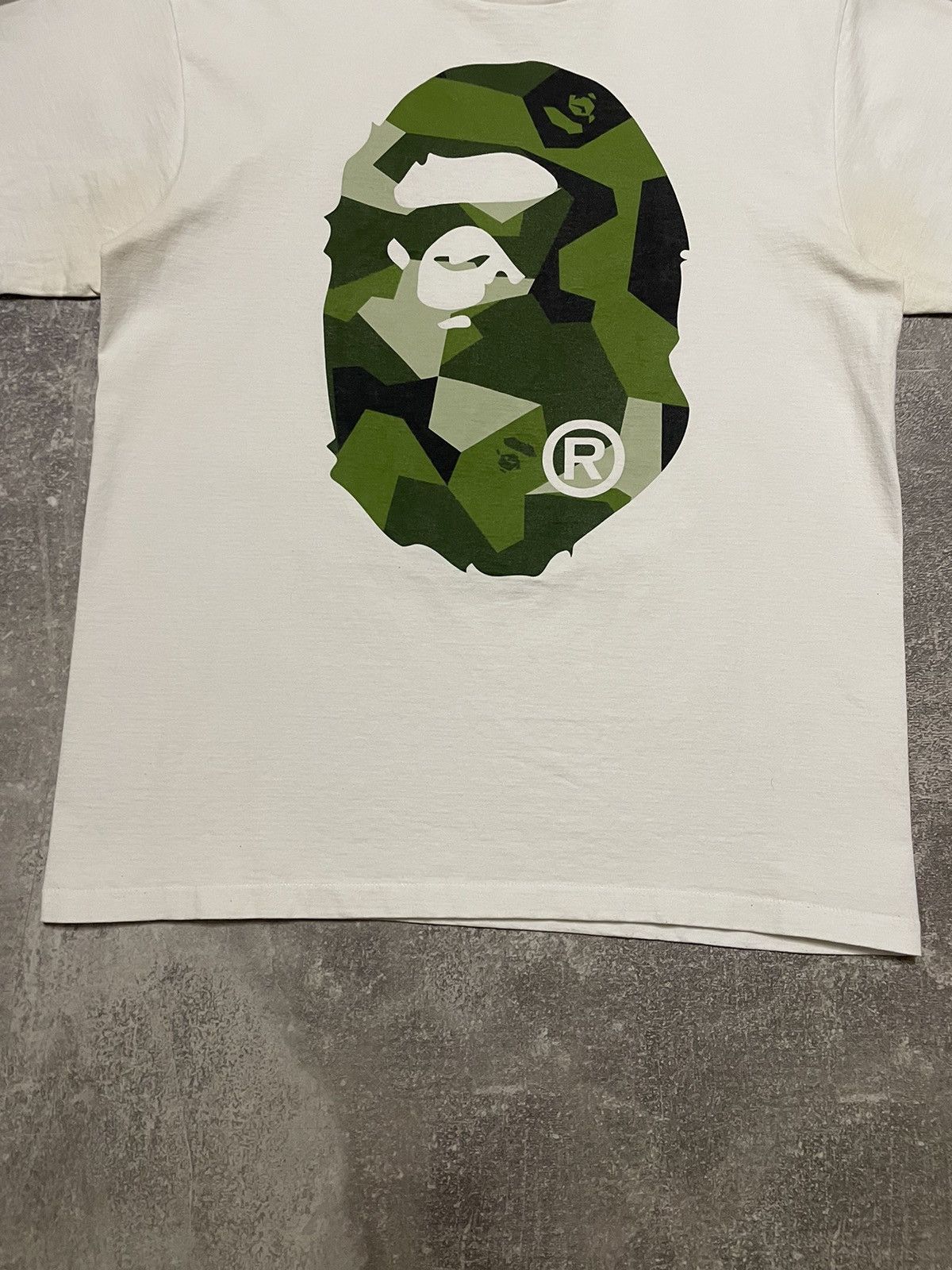 Bape Splinter Camo Big Ape Head Tee Size US L / EU 52-54 / 3 - 3 Thumbnail