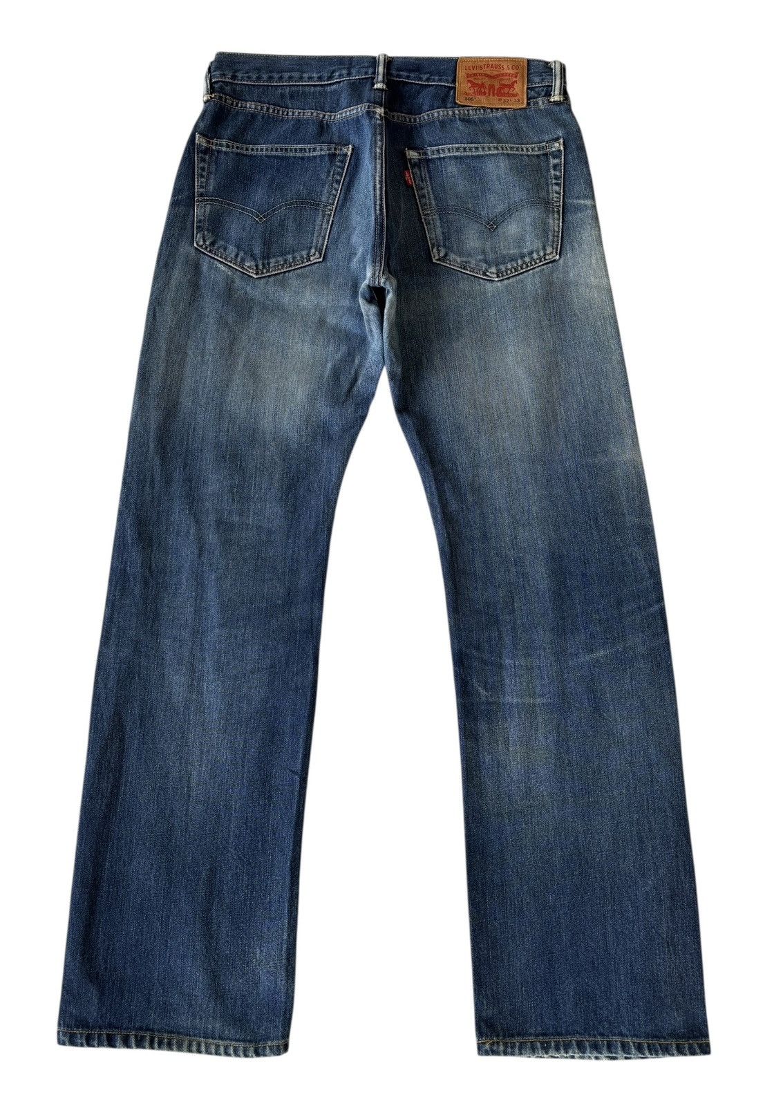 If Six Was Nine Vintage Levis 505 Distressed Denim Jeans Size US 32 / EU 48 - 2 Thumbnail