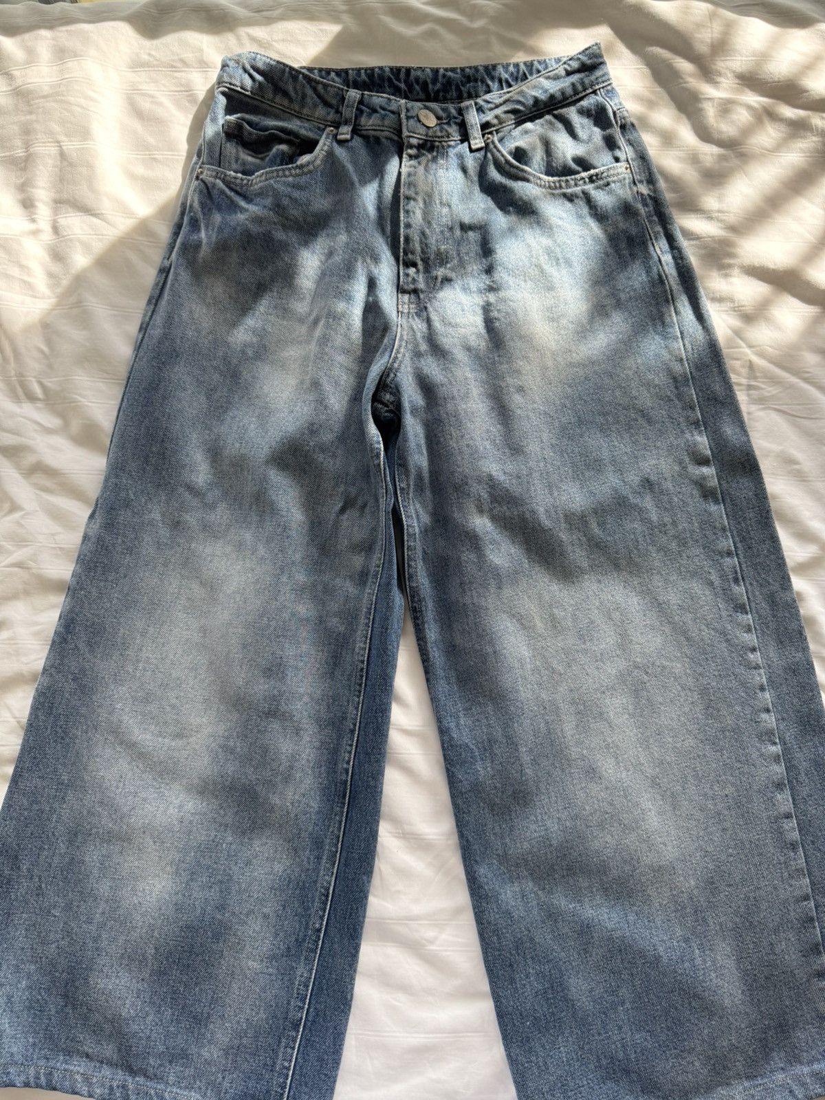 Pearled Ivory Pearled Ivory PI 1211 'WASHED INDIGO' DENIM Size US 30 / EU 46 - 1 Thumbnail