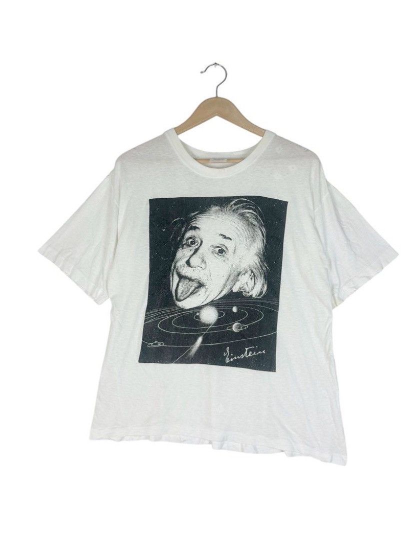 Vintage Vintage 90s Einstein “iconic tounge” by Arthur Sassa Photog Size US L / EU 52-54 / 3 - 1 Thumbnail