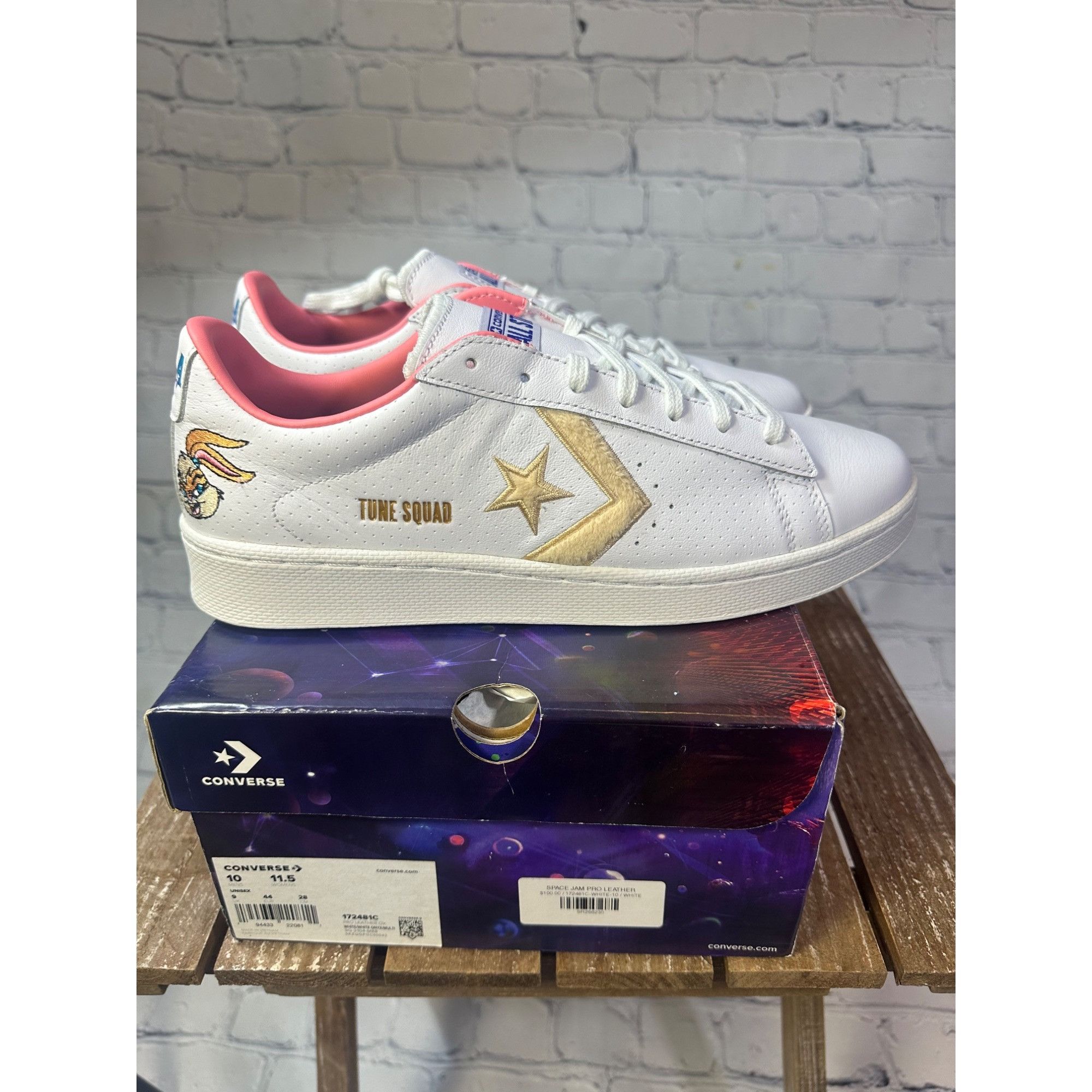 Converse Converse Space Jam Pro Leather “Lola Bunny Space Jam” Size US 10 / EU 43 - 1 Thumbnail