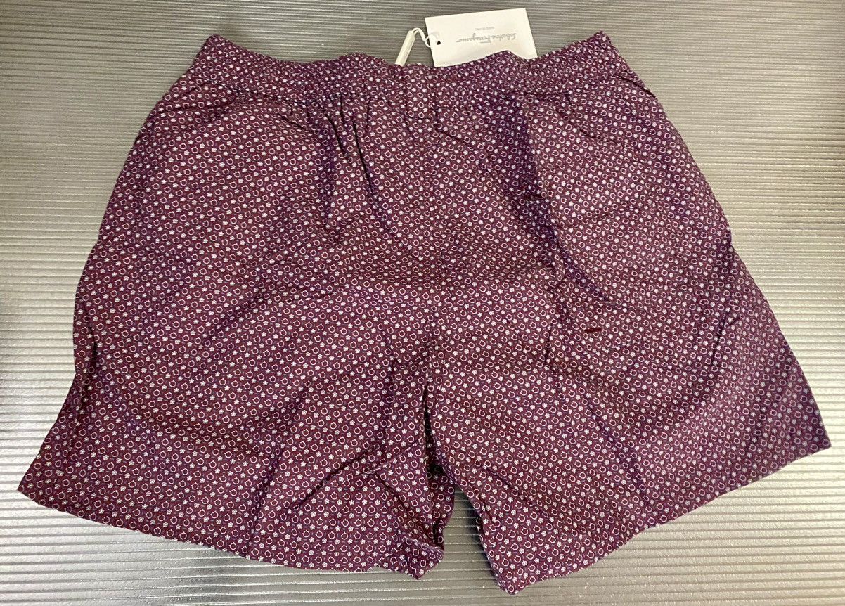 Salvatore Ferragamo Ferragamo 🇮🇹 Merlot Logo Techno swimsuit resort boxer 54 NEW Size US 38 / EU 54 - 10 Thumbnail