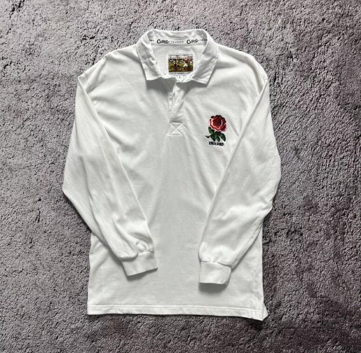 Vintage England Rugby Union 1991-1992 Cotton Traders Home Jersey Size US L / EU 52-54 / 3 - 1 Thumbnail