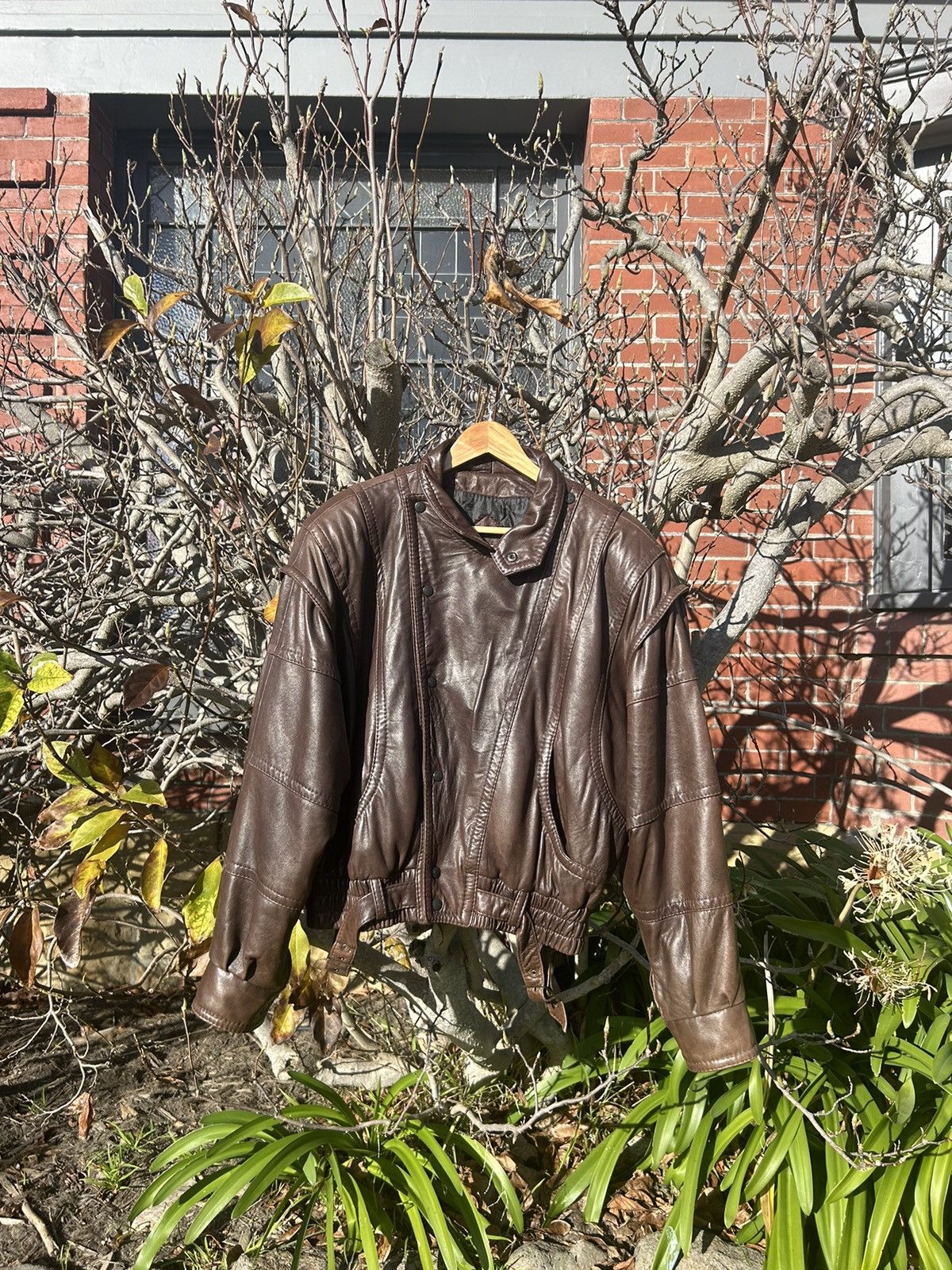 Other 1992 Leather Bomber Jacket Size US XL / EU 56 / 4 - 2 Thumbnail