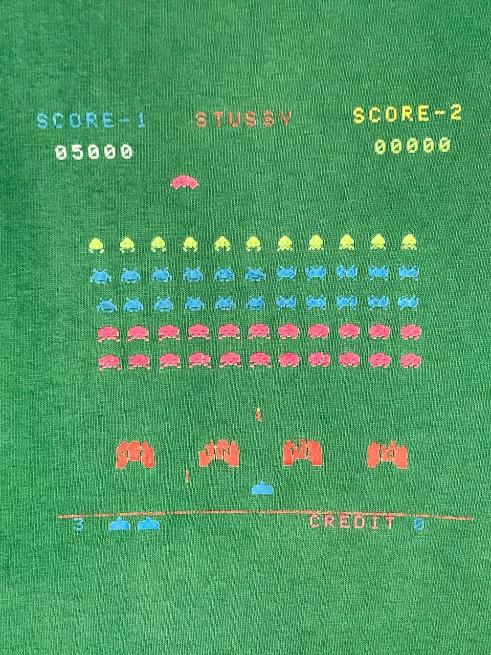 Stussy × Vintage Vintage rare Stussy rip off space invaders games Size US L / EU 52-54 / 3 - 3 Thumbnail