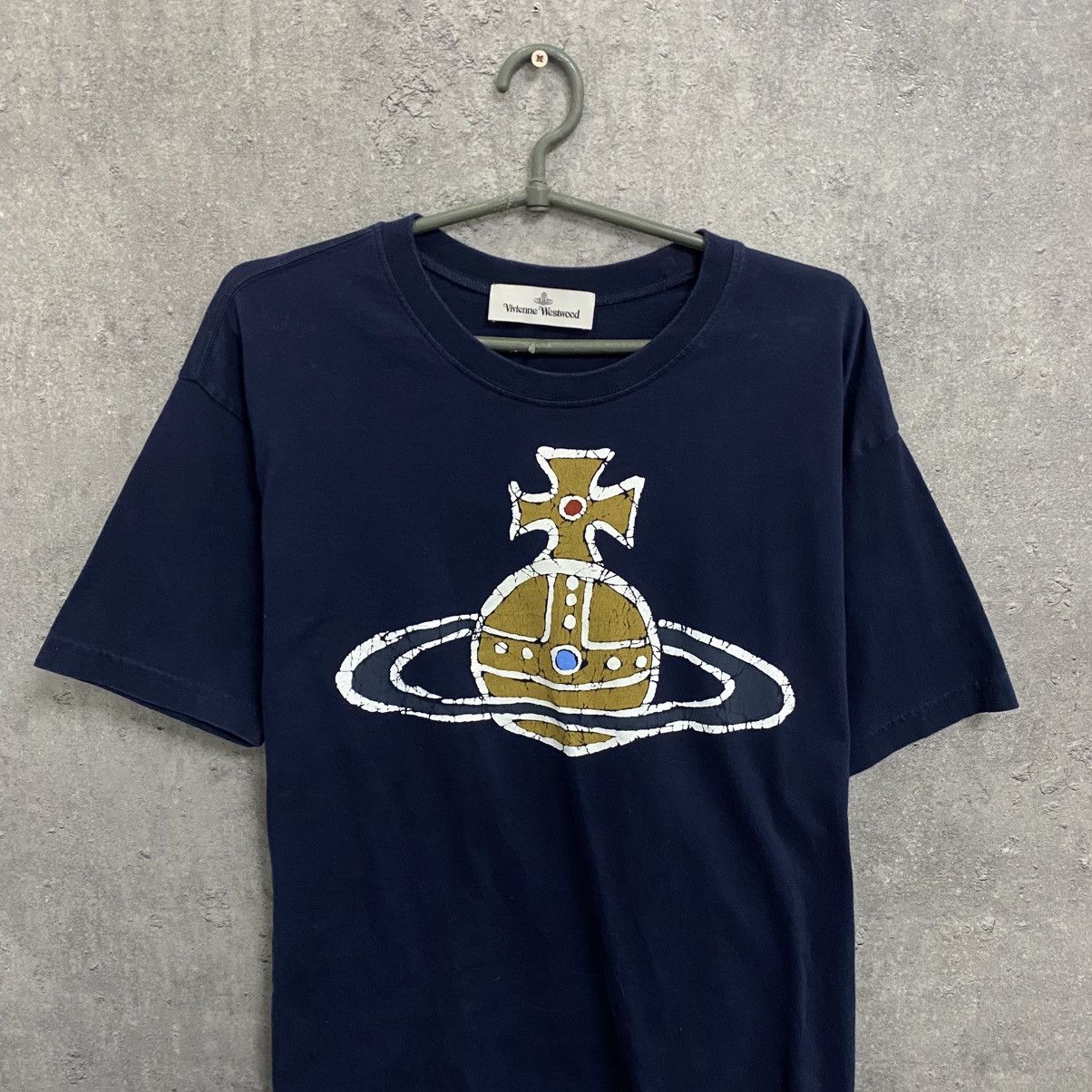 Vivienne Westwood Vivienne Westwood Big Logo T-Shirt Size US XL / EU 56 / 4 - 4 Thumbnail