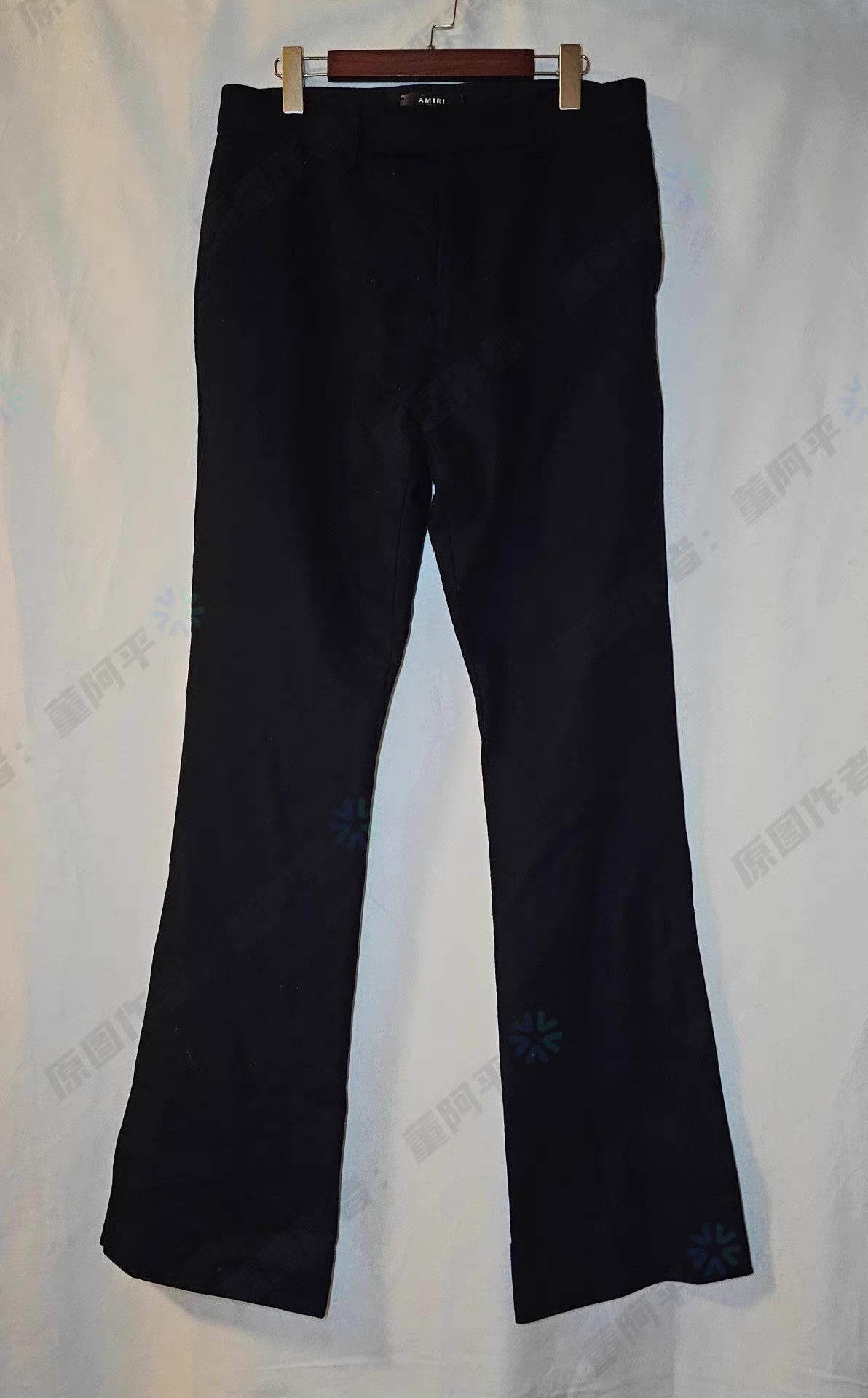 Amiri Black Flared Casual Pants Size 36 Size US 36 / EU 52 - 1 Thumbnail