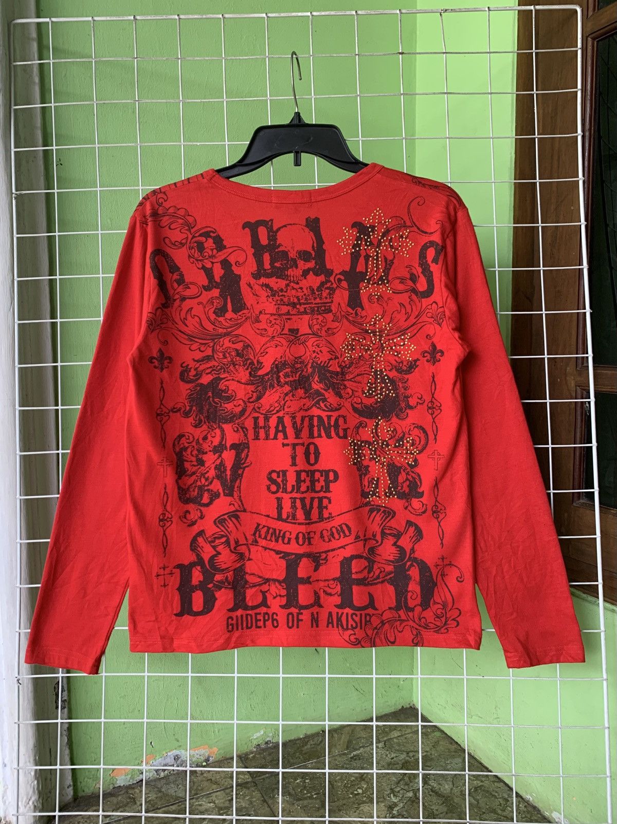14th Addiction 2000s King Of God Cross Longsleeve Size US M / EU 48-50 / 2 - 3 Thumbnail