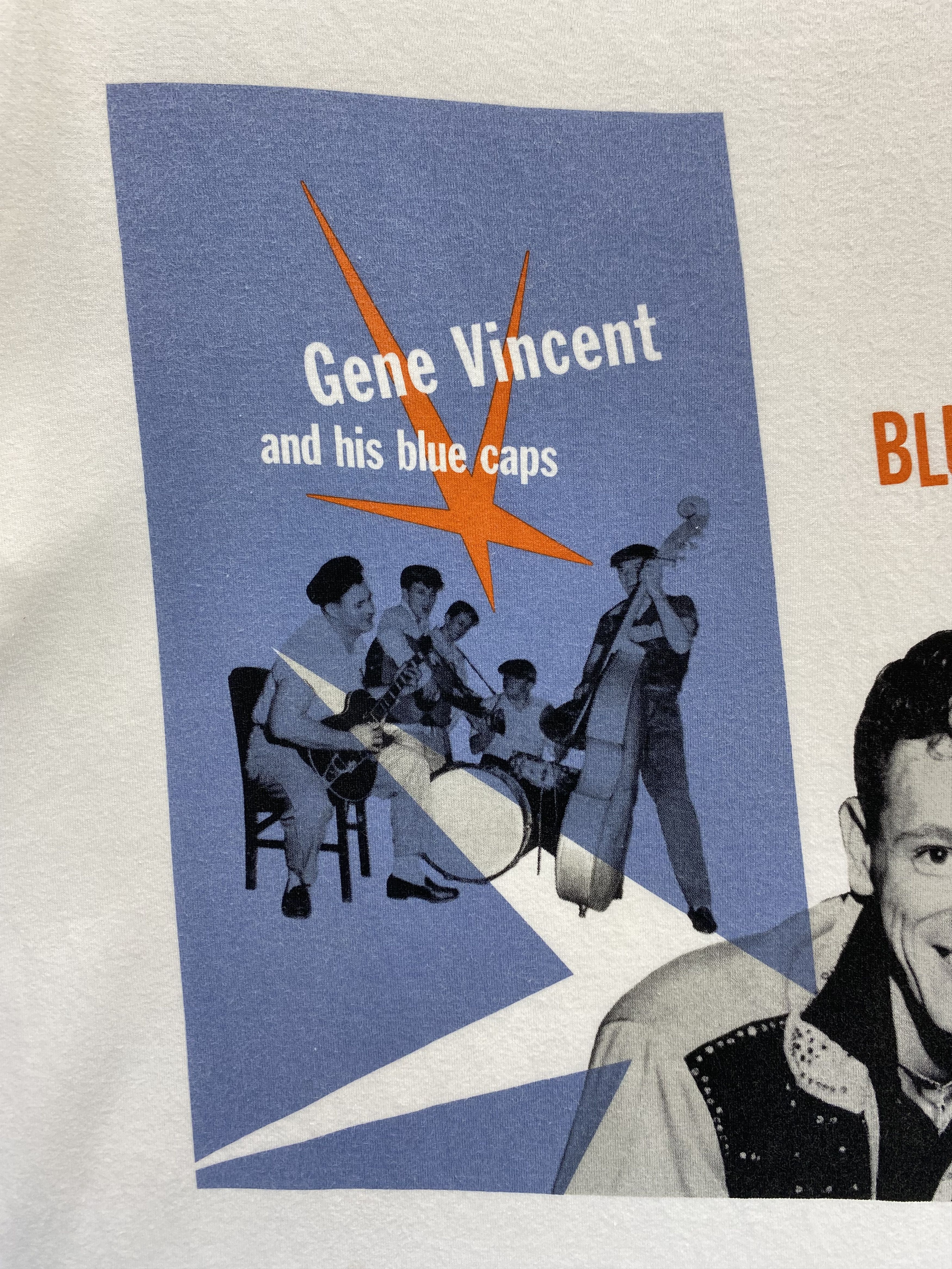Band Tees Gene Vincent & His Blue Caps Blue Jean Bop Promo T-Shirt Size US L / EU 52-54 / 3 - 2 Thumbnail