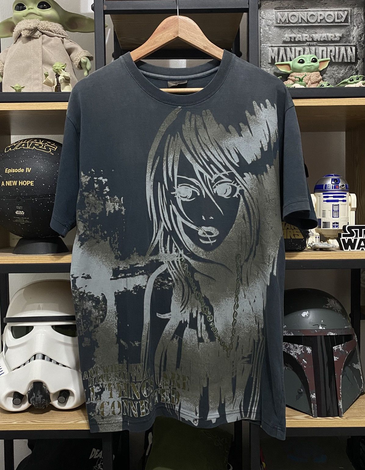 Japanese Brand Japan Space Opera "Things Are Connected" Anime Graphic Tee Size US L / EU 52-54 / 3 - 1 Thumbnail