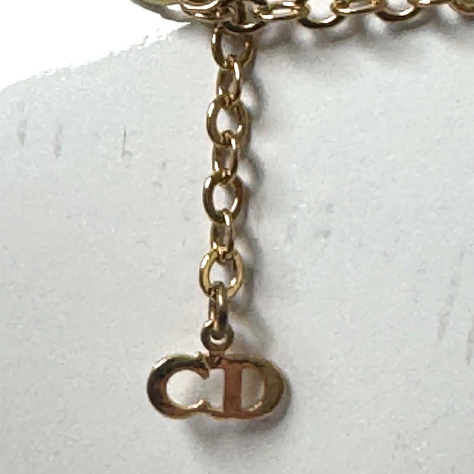Dior Christian Dior pendant necklace adorned with rhinestones Size ONE SIZE - 4 Thumbnail