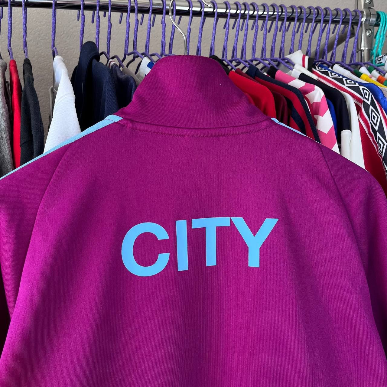 Nike Manchester City 2017/2018 Football Soccer Track Jacket Size US M / EU 48-50 / 2 - 4 Thumbnail