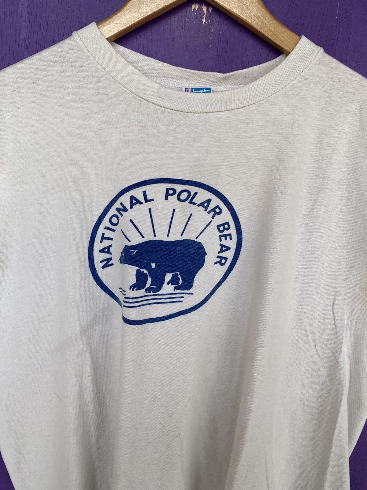 Champion Vintage 70s Champion national polar bear cutoff Size US L / EU 52-54 / 3 - 3 Thumbnail