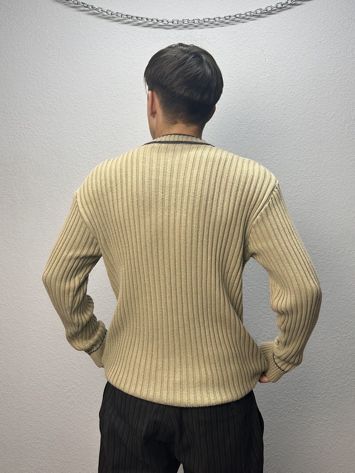Diesel Y2k Gothic Avatngarde Sweater Distressed Rick Owens Japanese Size US M / EU 48-50 / 2 - 12 Thumbnail