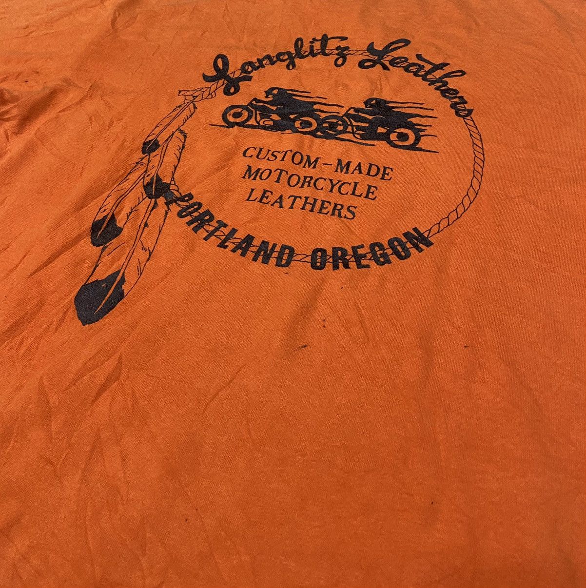 Vintage Vintage USA Langlitz Leathers racing Motorcycles Shirt Size US L / EU 52-54 / 3 - 4 Thumbnail