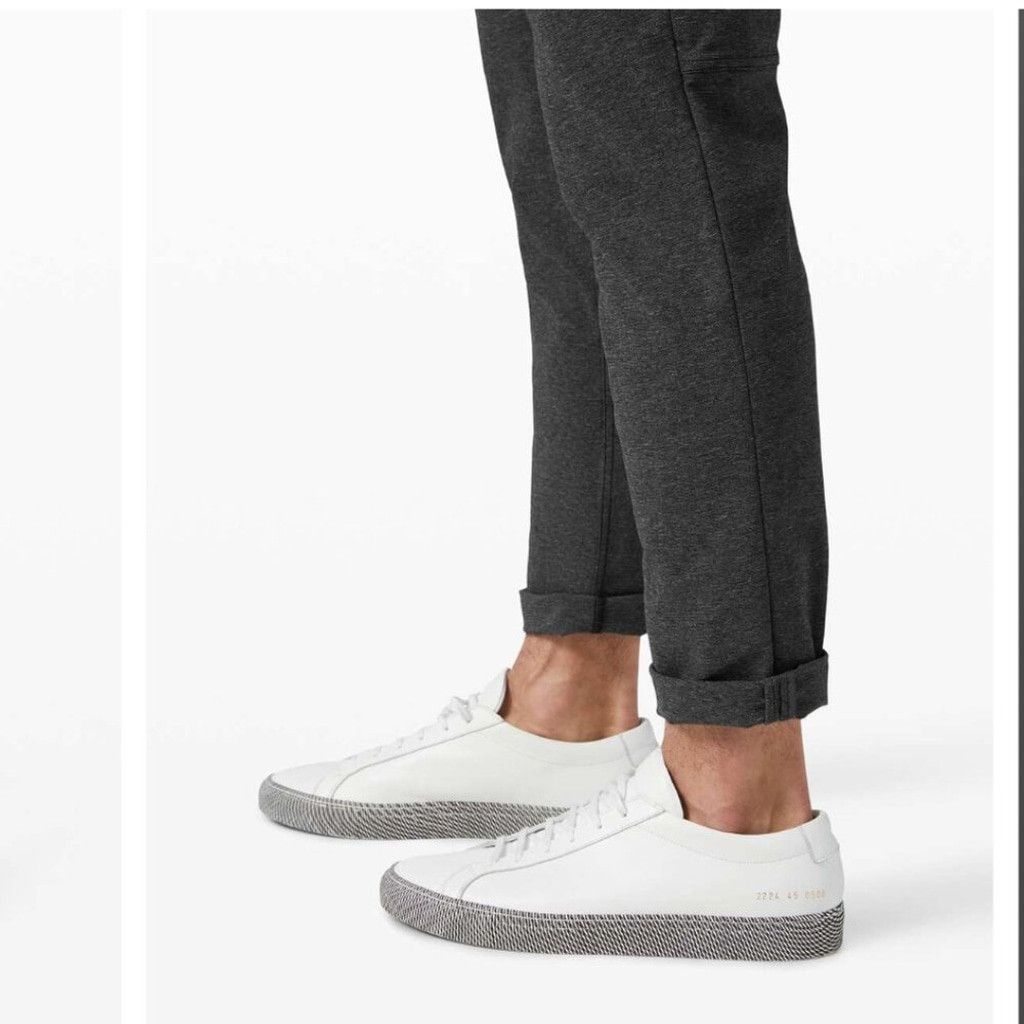 Lululemon Lululemon ABC Pant Slim Tech Canvas 32" Black Pants Size 30 Size US 30 / EU 46 - 4 Thumbnail