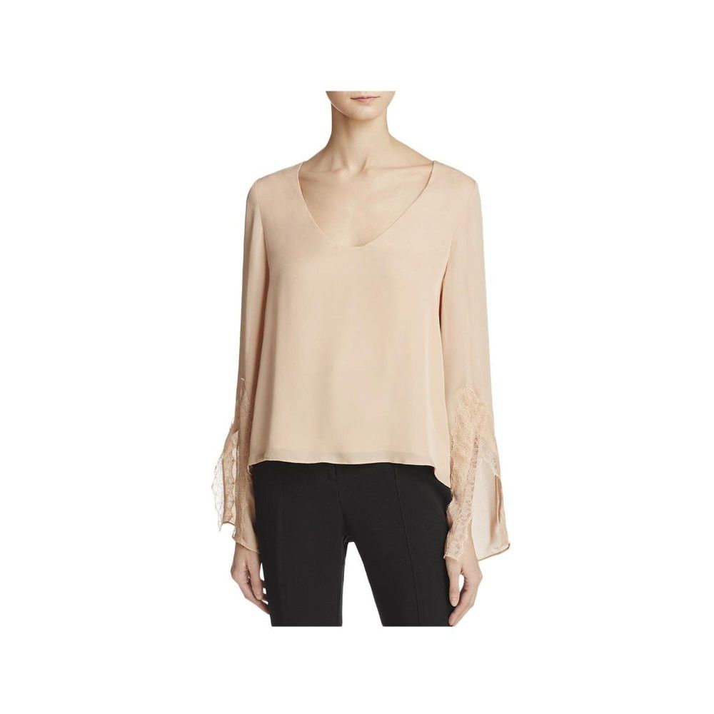 CAMI NYC New $247 Cami NYC Dustin Top Blouse Nude Size S Size S / US 4 / IT 40 - 2 Thumbnail