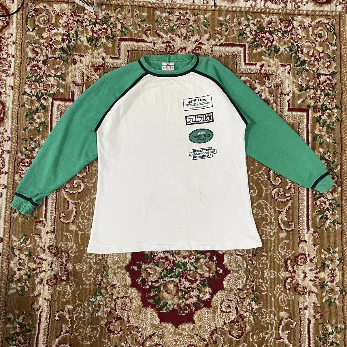 Benetton Vintage sweatshirt Benetton Formula 1 Size US M / EU 48-50 / 2 - 1 Thumbnail