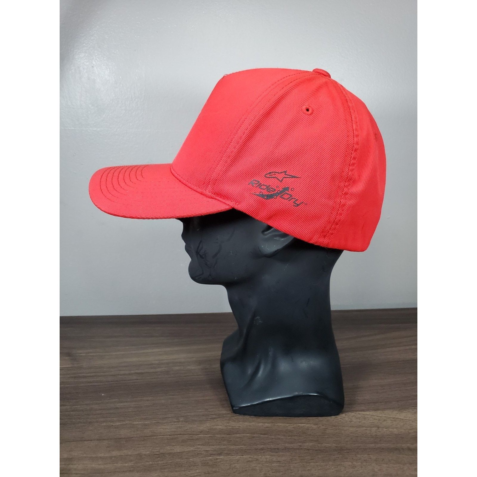 Alpinestars RARE Alpinestars Hat Red Ride Dry Flexfit Small-Medium Cap Size 36 - 4 Thumbnail