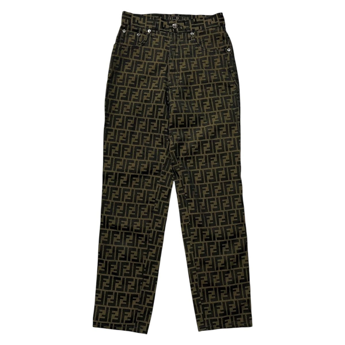 Fendi × Vintage Vintage Fendi Zucca Monogram Pants | Grailed
