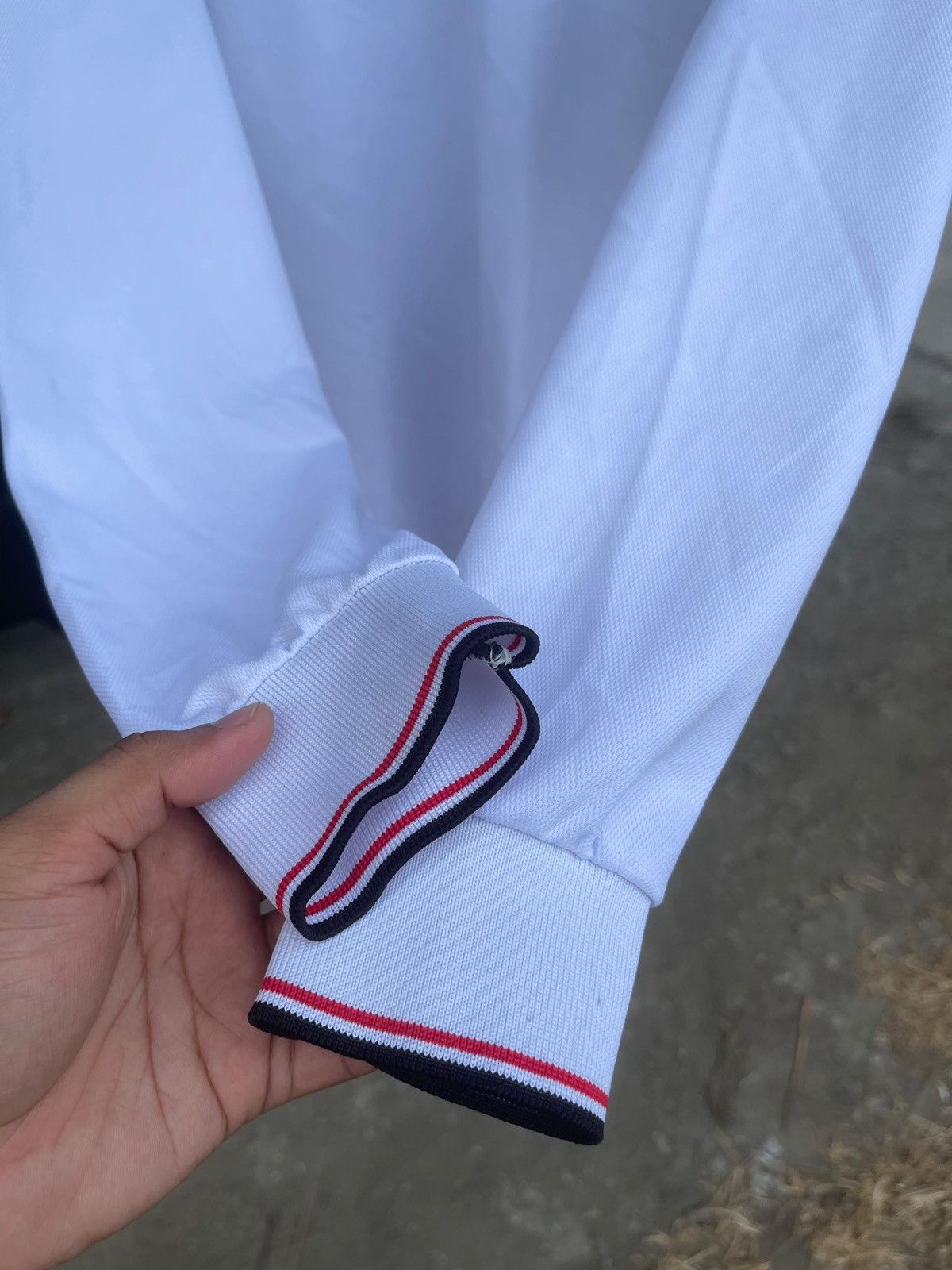 Moncler Moncler Polo Longsleeve Size US L / EU 52-54 / 3 - 6 Thumbnail