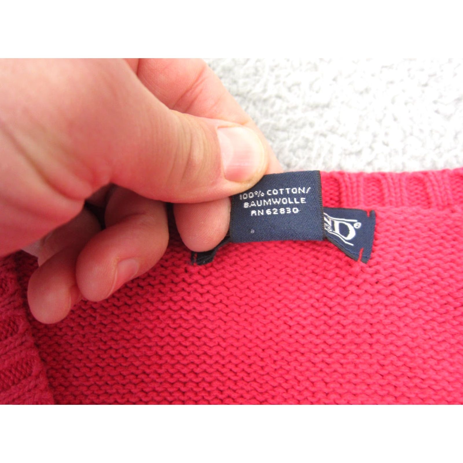 Lands' End Vintage Lands' End Sweater Vest Men XL Red V-Neck Made in Japan Size US XL / EU 56 / 4 - 4 Thumbnail
