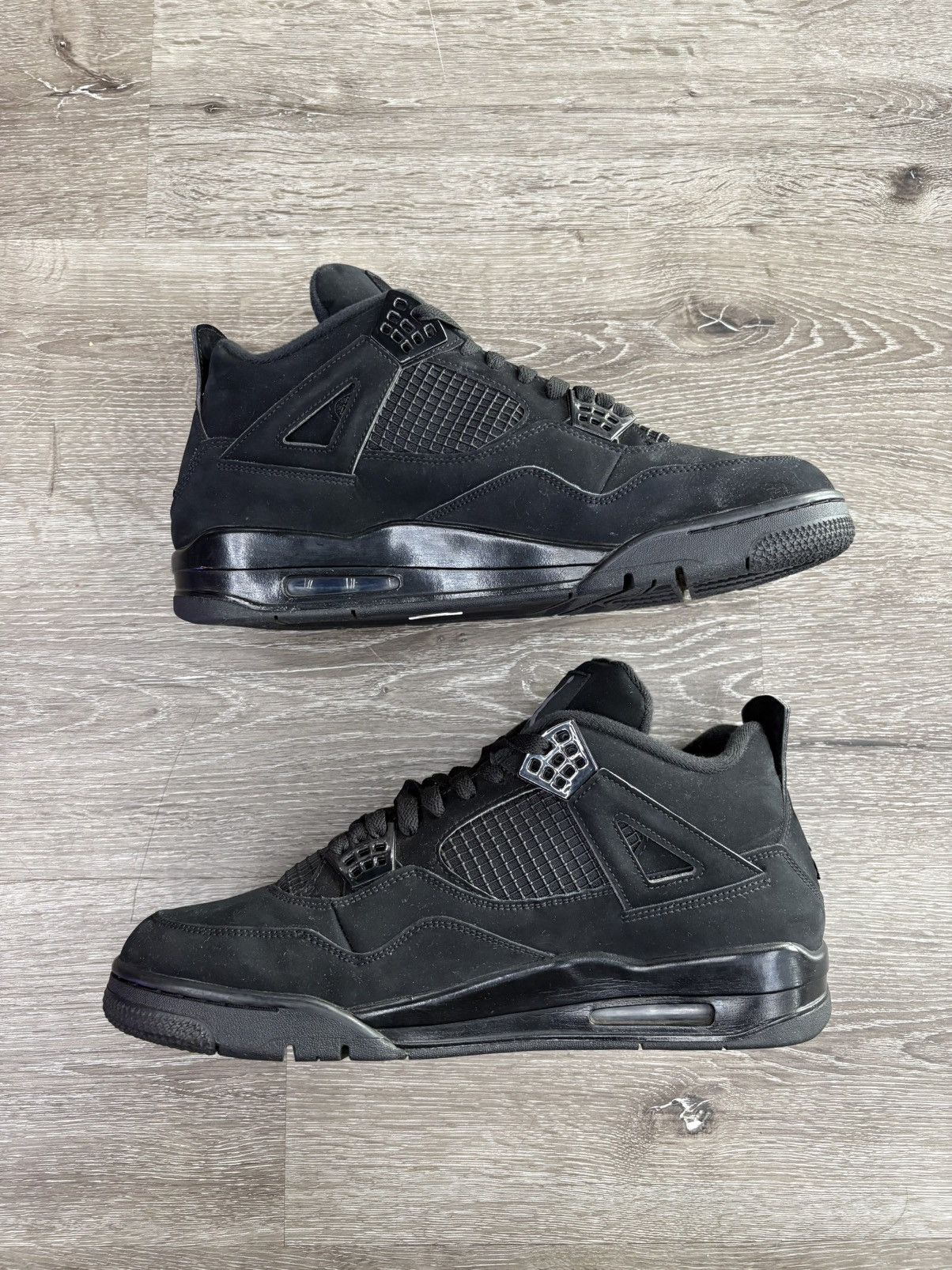 Jordan Brand Air Jordan 4 Retro “Black Cat” **PRE-OWNED** Size US 13 / EU 46 - 2 Thumbnail