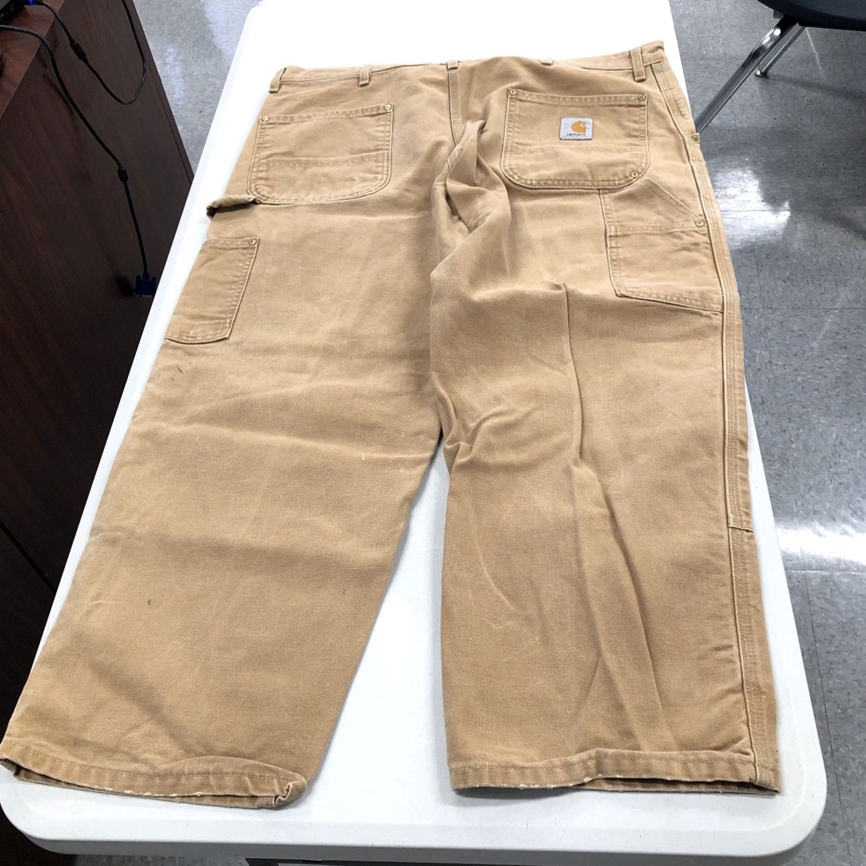 Carhartt VINTAGE Carhartt Jeans Pants Brown 40x26 Carhartt Double Knee Carpenter 5-Pocket Regular Mens Brown Denim Straight N/A Size US 40 / EU 56 - 3 Thumbnail