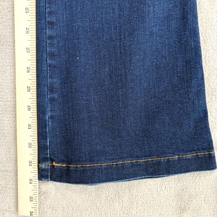 Spanx Spanx Shape Every Wear High Rise Pull On Flare Jeans Women S Blue Midnight Stretch Denim 34in Inseam Regular Size S Size 28" / US 6 / IT 42 - 6 Thumbnail
