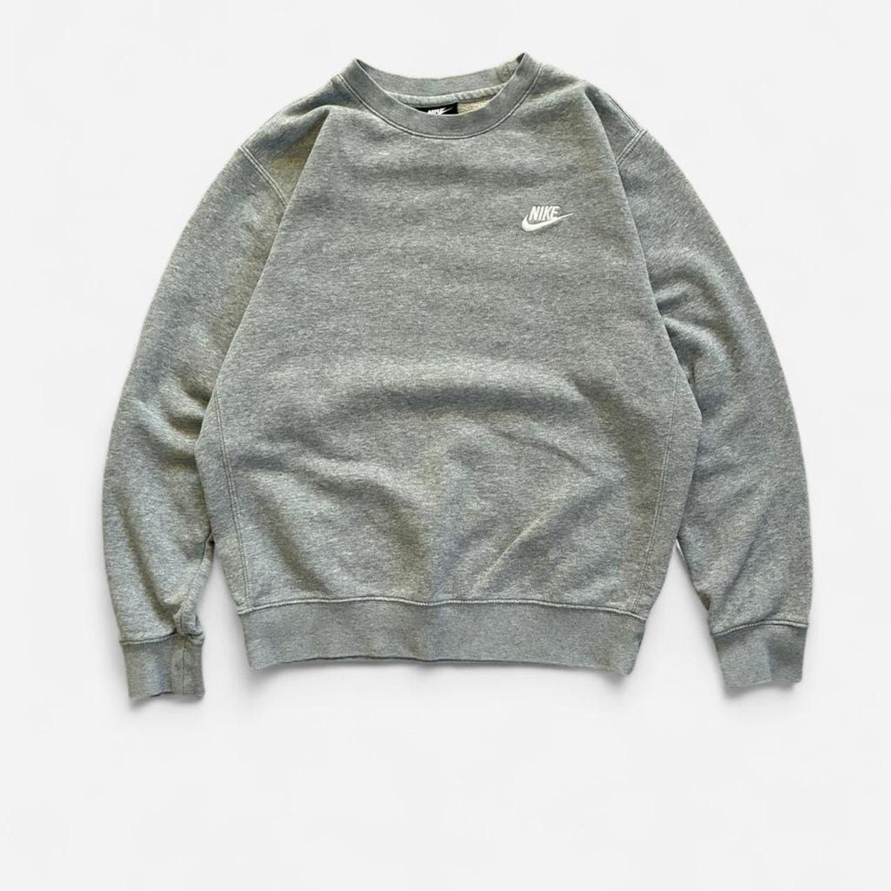 Nike Grey Nike Crew Neck Sweatshirt Size S / US 4 / IT 40 - 1 Thumbnail