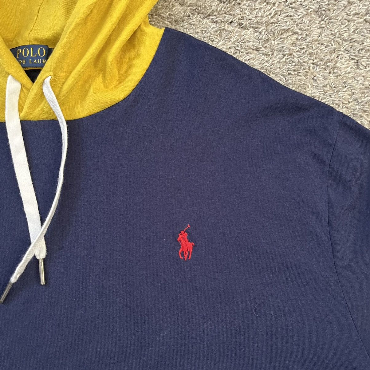 Polo Ralph Lauren 🔴Polo Ralph Lauren Longsleeves Shirt Size XL Hood Navy Size US XL / EU 56 / 4 - 5 Thumbnail