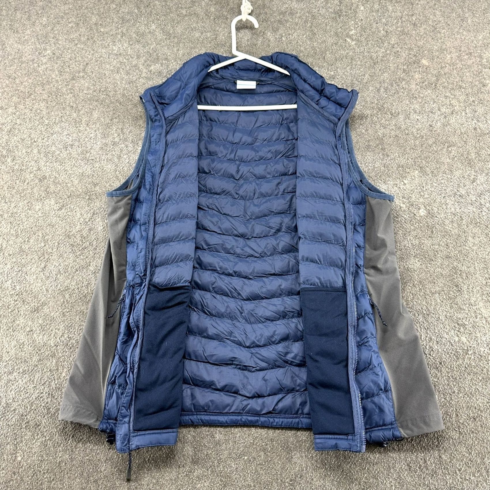 Logo 7 Columbia Vest Mens XL Blue Quilted Full Zip Insulated Logo Puffer Jacket/Coat Vest Size US XL / EU 56 / 4 - 2 Thumbnail