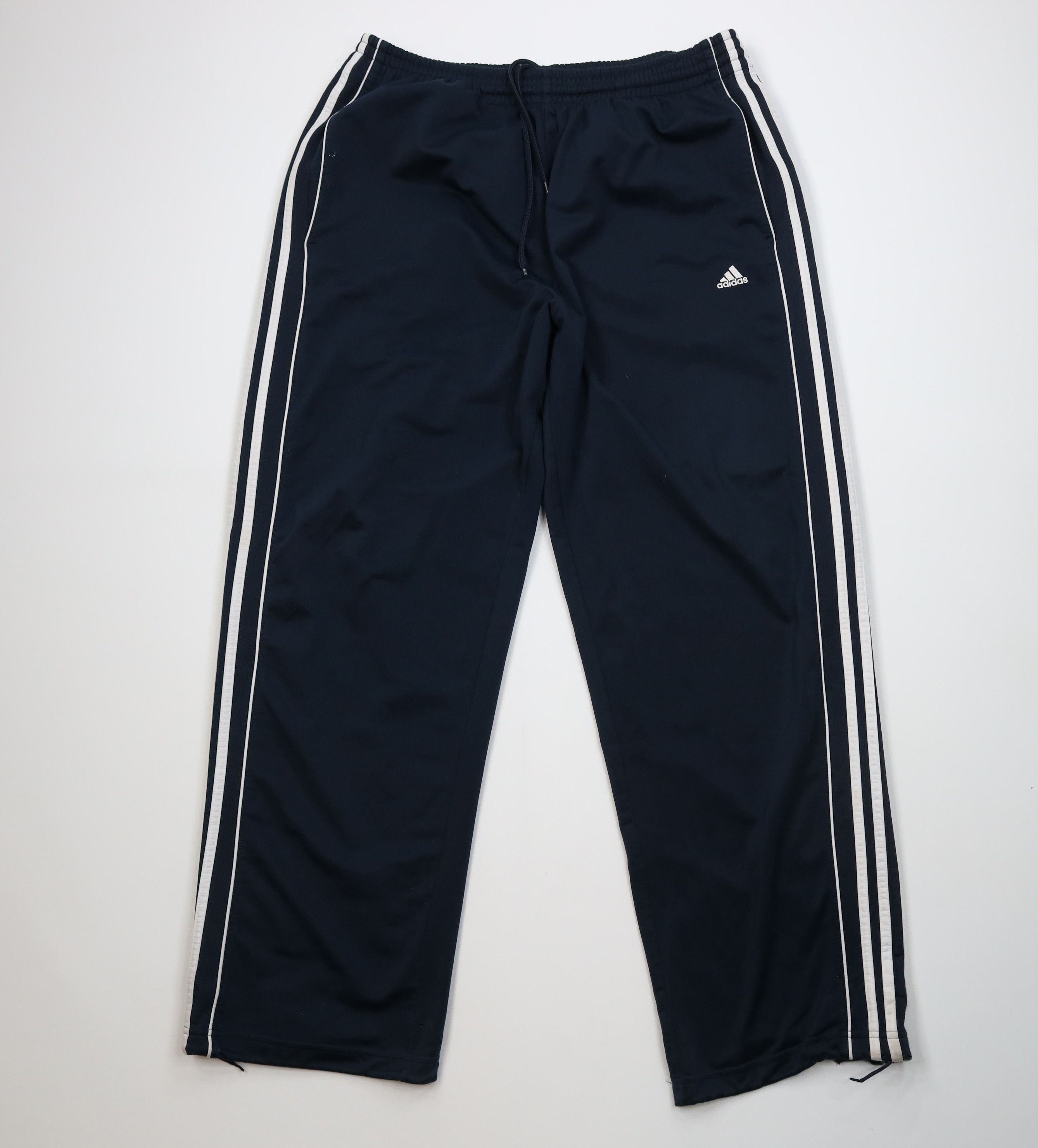 Adidas Vintage Y2K Adidas Spell Out Wide Leg Sweatpants Pants Blue Size US 38 / EU 54 - 1 Thumbnail