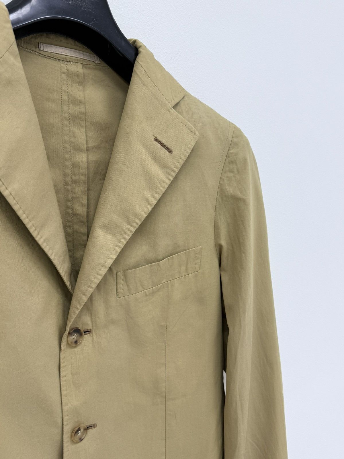 Caruso Raffaele Caruso Cotton Olive Khaki 2 Piece Suit Size EUR 48 Size 38R - 3 Thumbnail