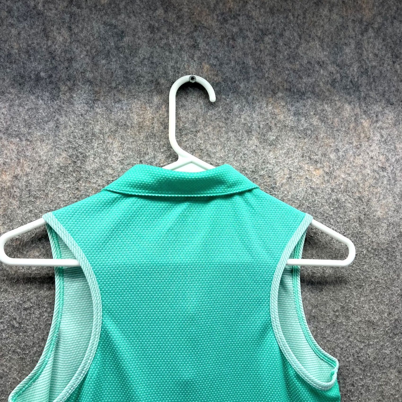 Adidas VINTAGE Adidas Polo Shirt Women S Teal Blue Polo Shirt Sleeveless Casual Golf Tennis Button Collared Size S / US 4 / IT 40 - 2 Thumbnail
